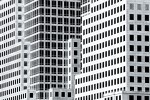 A black and white architectural detail from the World Financial Center, New York City. Framed fine art prints of this photo are available in various sizes. 