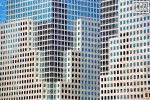 An architectural detail from the the World Financial Center building, New York City.