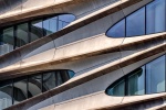 Architectural Photography - An architectural fine art photo of the facade of 520 West 28th Street by architect Zaha Hadid, in West Chelsea / High Line area of Manhattan.